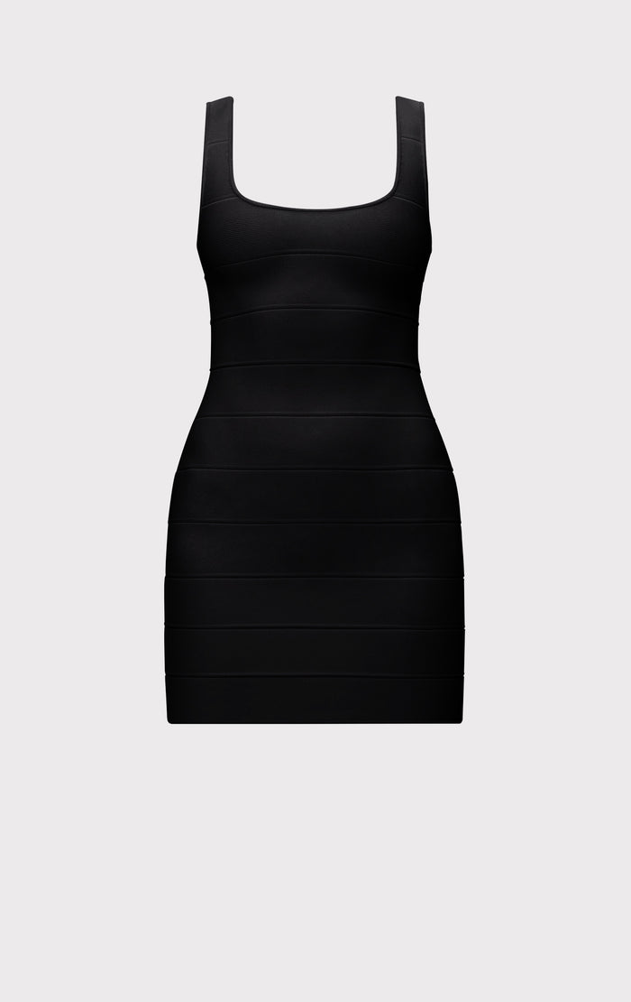 Hérve Léger THE GABRIELLA DRESS BLACK