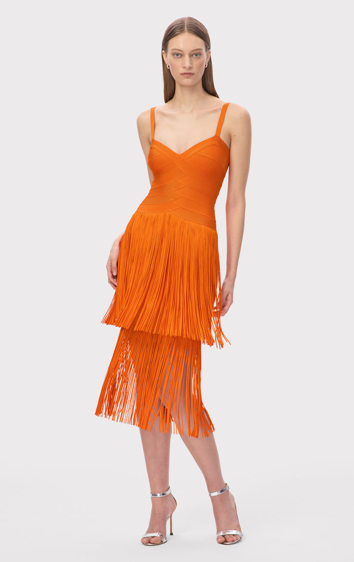 Hérve Léger THE GEORGIA DRESS SUNSET