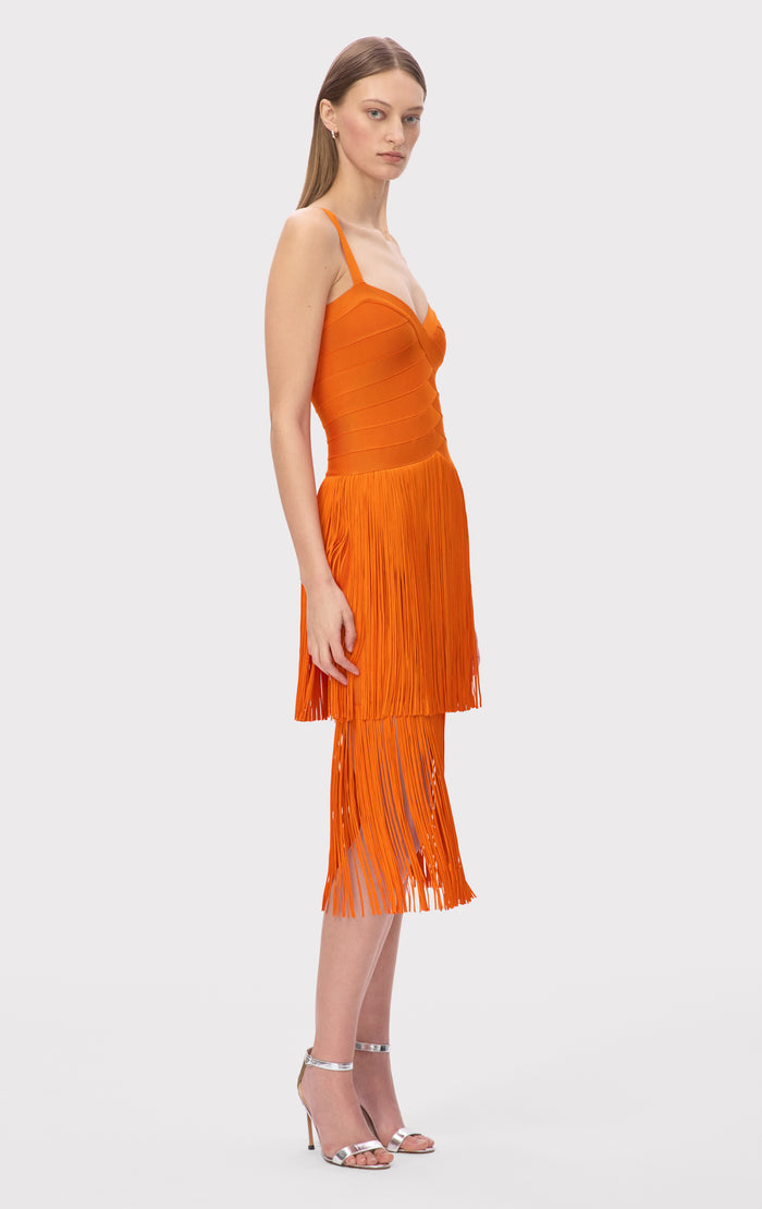 Hérve Léger THE GEORGIA DRESS SUNSET