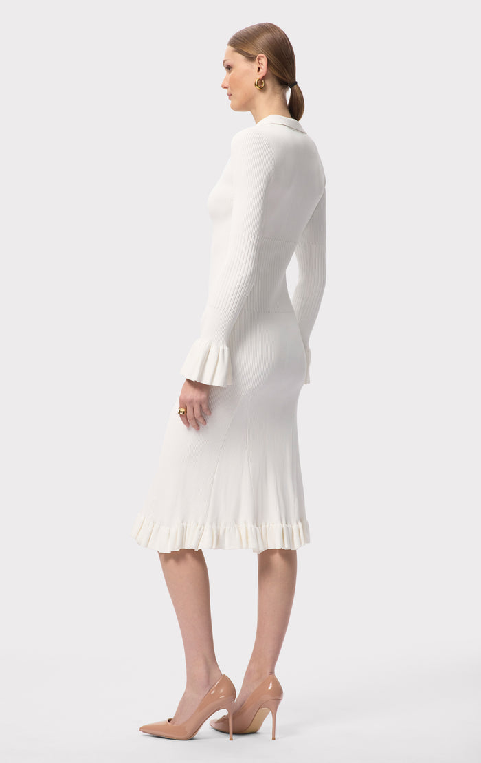 Hérve Léger THE HALLIE DRESS ALABASTER