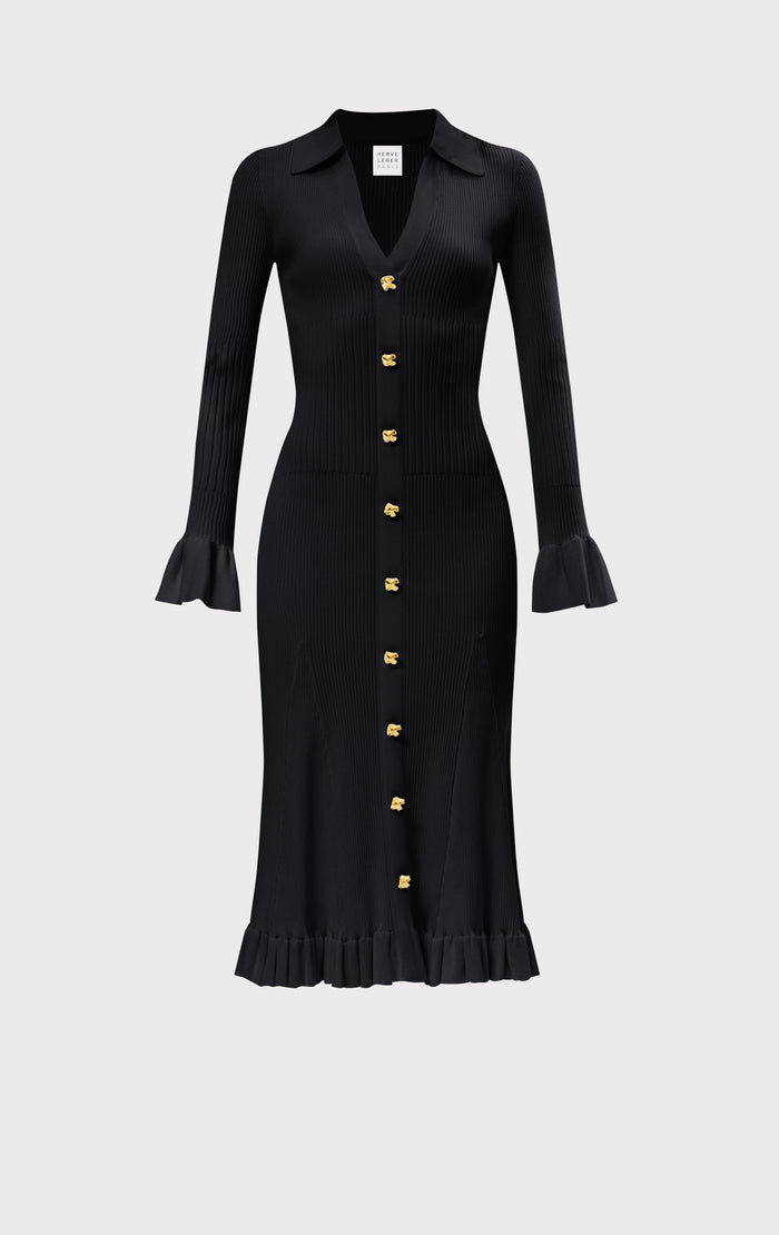 Hérve Léger THE HALLIE DRESS BLACK