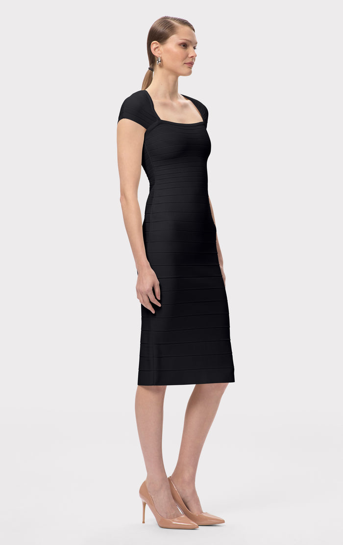 Hérve Léger THE JOSIE DRESS BLACK