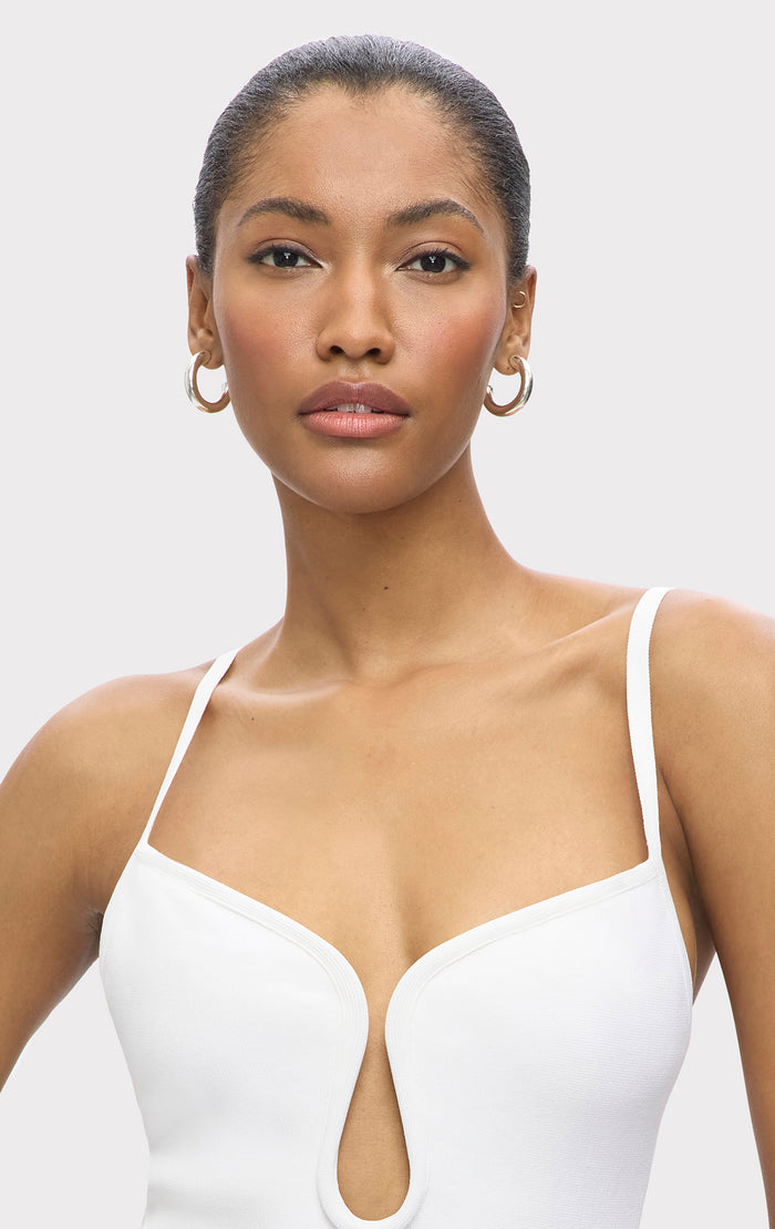 Hérve Léger THE JULES BODYSUIT ALABASTER