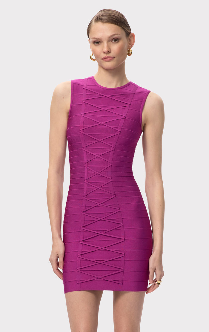 Hérve Léger THE JULIE DRESS VERBENA