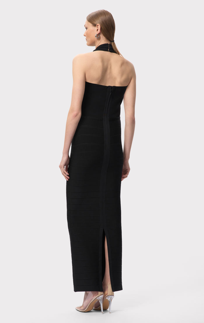 Hérve Léger THE LIA GOWN BLACK