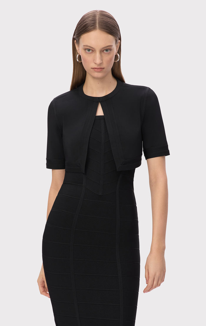 hérve léger THE MARIE BOLERO BLACK