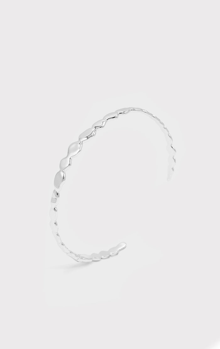 Hérve Léger THE NADINE CHOKER METALLIC SILVER