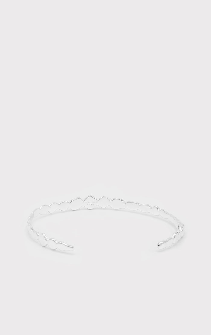 Hérve Léger THE NADINE CHOKER METALLIC SILVER
