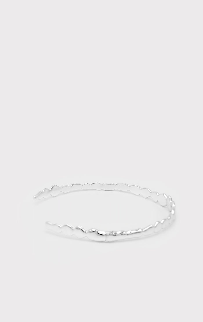 Hérve Léger THE NADINE CHOKER METALLIC SILVER