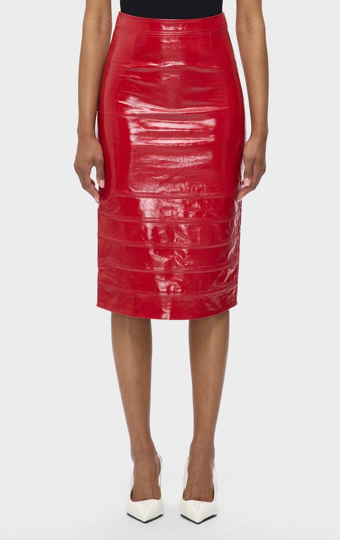 hérve léger THE NEVE SKIRT CHERRY