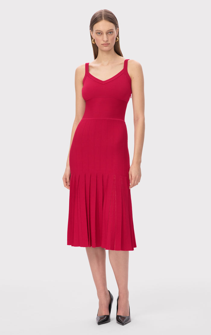 hérve léger THE ROSA DRESS HIBISCUS