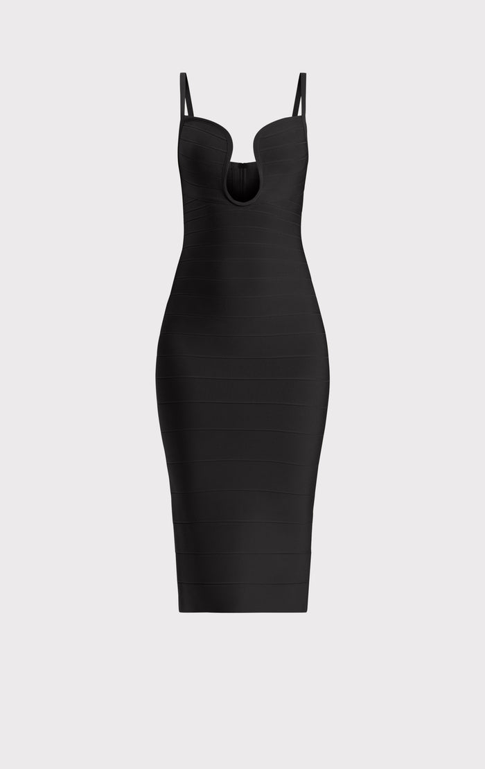 Hérve Léger THE SALMA DRESS BLACK