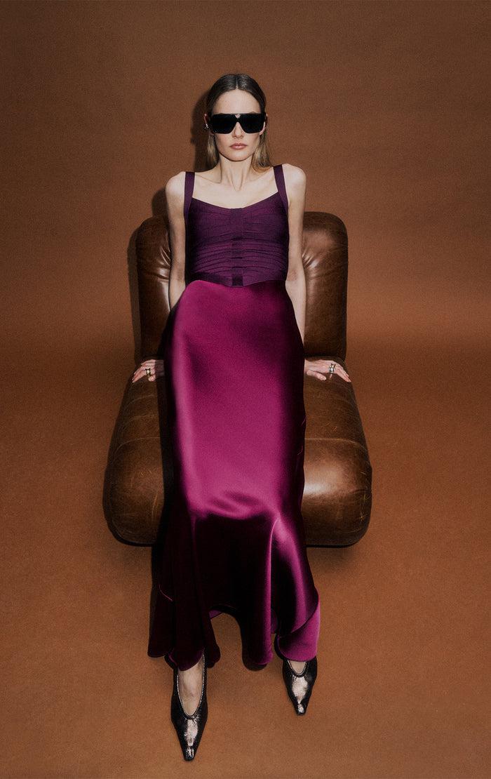 hérve léger THE SAMANTHA GOWN VERBENA