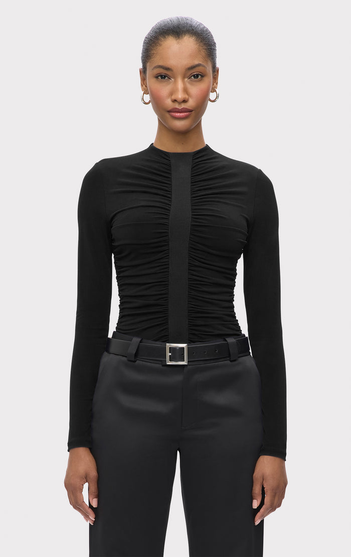 hérve léger THE VERONICA TOP BLACK