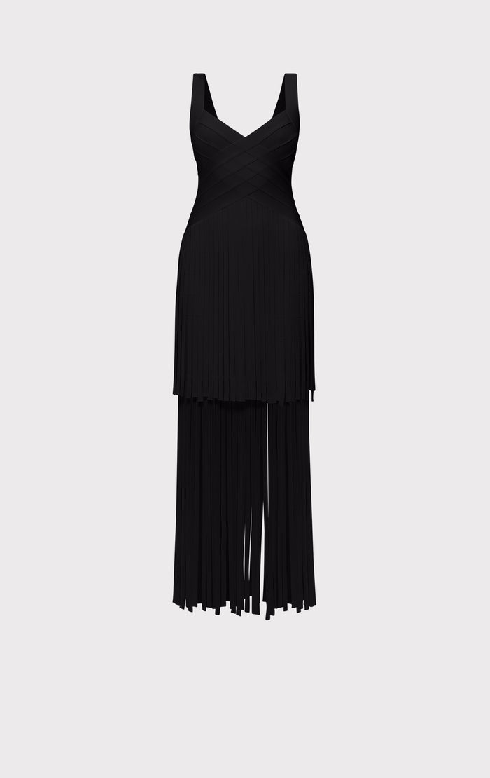Hérve Léger THE VIVIENNE GOWN BLACK