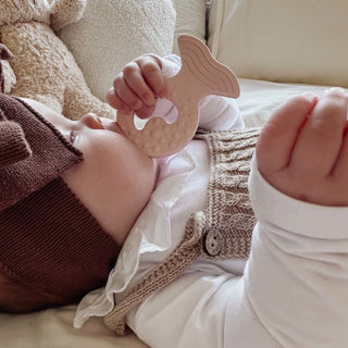 Hevea Fish Teether In Natural Rubber