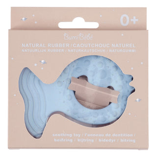 Hevea Fish Teether In Natural Rubber