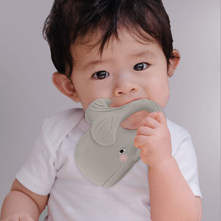 Hevea Gorm Whale Teether In Natural Rubber