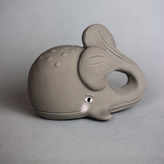 Hevea Gorm Whale Teether In Natural Rubber