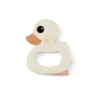 hevea Kawan Duck Teether in Natural Rubber