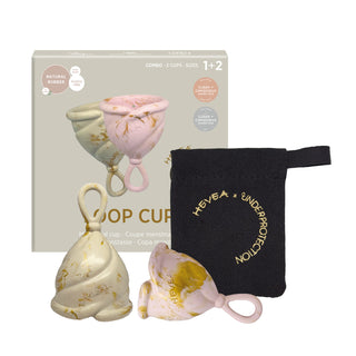 hevea LOOP Menstrual Cup Combo - Sizes 1 & 2 - Sizes 1 & 2
