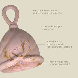 Hevea LOOP Menstrual Cup - Size 1 - Size 1