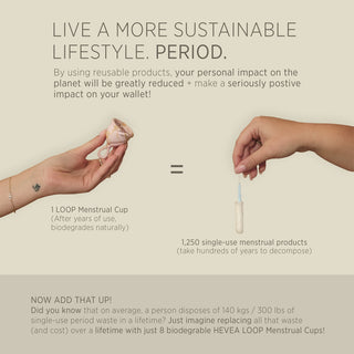 Hevea LOOP Menstrual Cup - Size 1 - Size 1