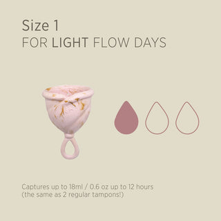 Hevea LOOP Menstrual Cup - Size 1 - Size 1