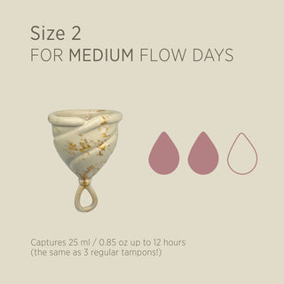 Hevea LOOP Menstrual Cup - Size 2 - Size 2