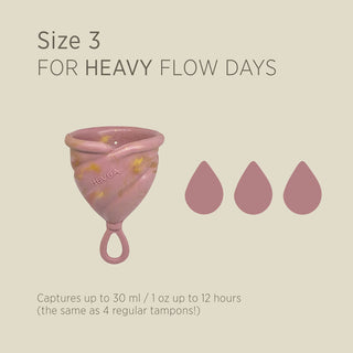 Hevea LOOP Menstrual Cup - Size 3 - Size 3