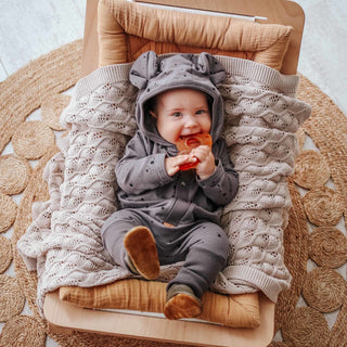 Hevea Panda Teether In Natural Rubber