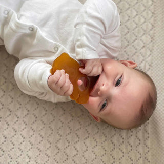 Hevea Panda Teether In Natural Rubber