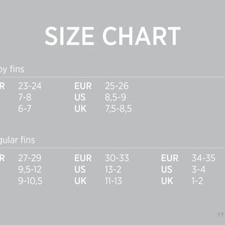 Hevea Swim Fins - 27-29 (EU) / 9.5-12 (US) / 9-11 (UK)