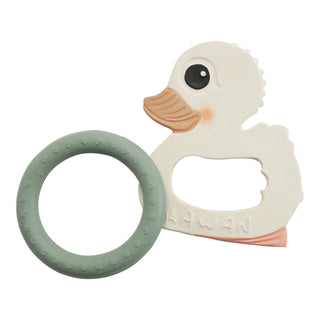 hevea Kawan Duck & Ring Teethers in Natural Rubber Gift Set