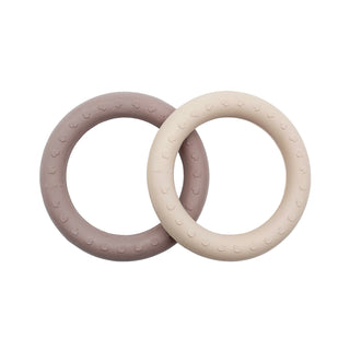 Hevea Kawan Teether Rings In Natural Rubber Two-Pack