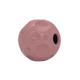 Hevea Moon Ball 2-in-1 Dog Activition & Fetch Toy In Natural Rubber