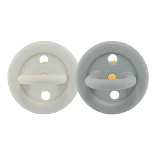 hevea Natural Rubber BumiBébé Pacifier ROUND 3-36 Months Two-Pack - Round 3-36 months