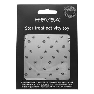 Hevea Star Treat Dog Activation Toy In Natural Rubber