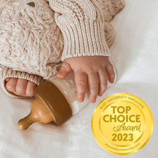 Hevea Wide Neck Baby Glass Bottles 250ml/8.5oz Two-Pack - 250ml/8.5oz