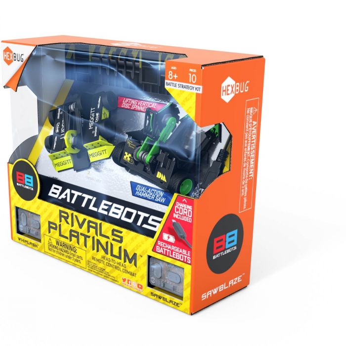 Hexbug BattleBots RIVALS Platinum (Whiplash & Sawblaze)
