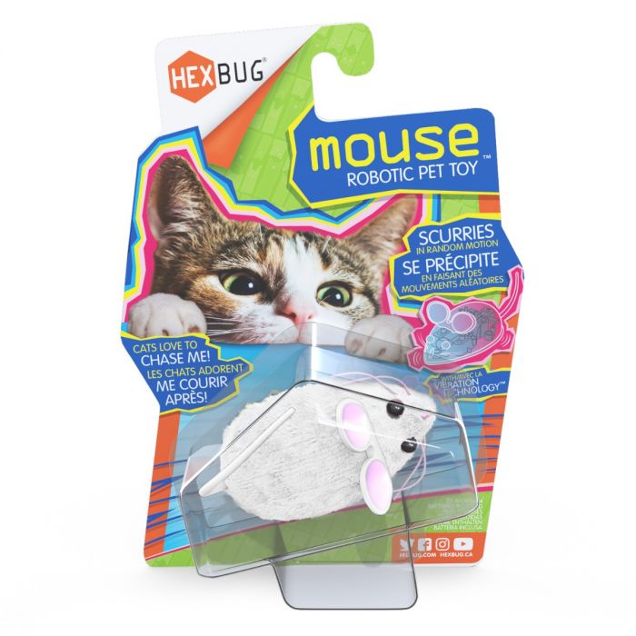 Hexbug HEXBUG Mouse Robotic Cat Toy (WHITE)