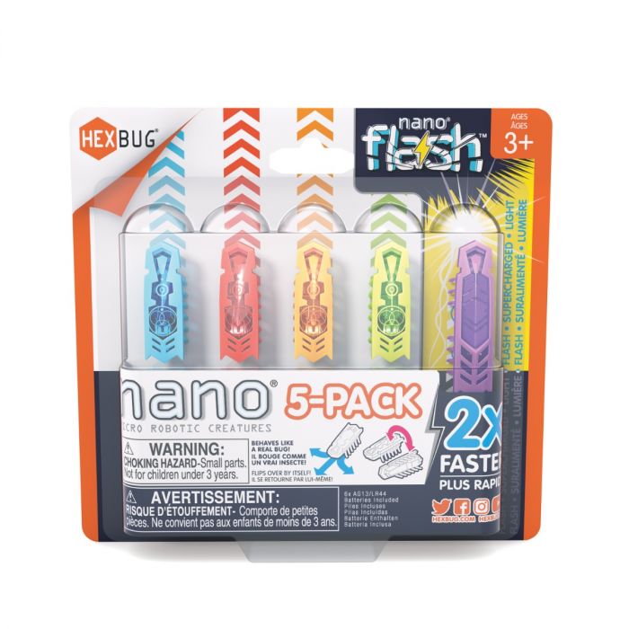 Hexbug HEXBUG Nano® 5 Pack - 4 Nano Plus Bonus Flash Nano®