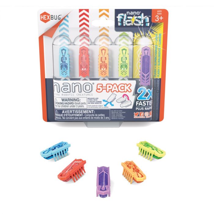 hexbug HEXBUG nano® 5 Pack - 4 nano Plus Bonus Flash Nano®