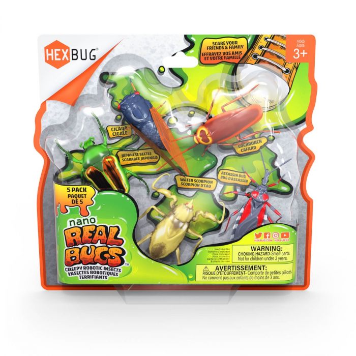 hexbug Real Bugs Nanos 5-Pk