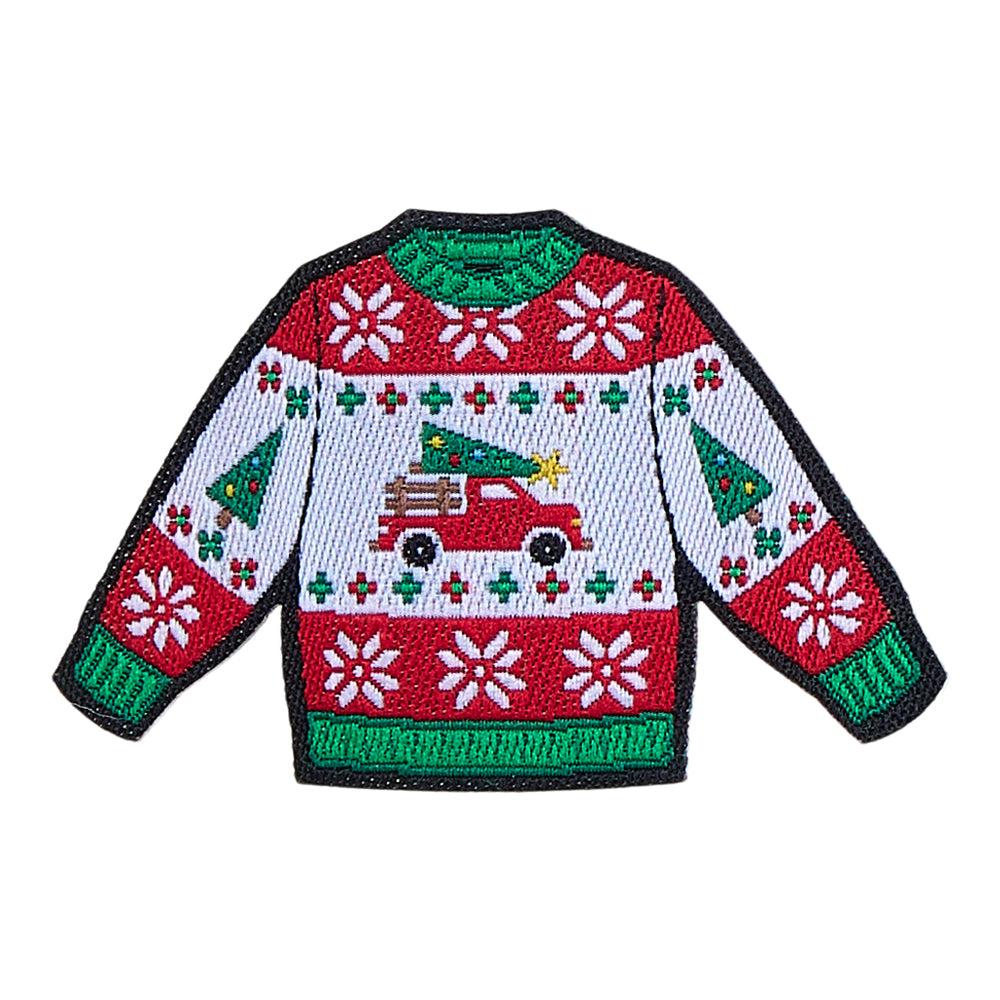 hey dude Christmas Sweater Patch Christmas Sweater Multi