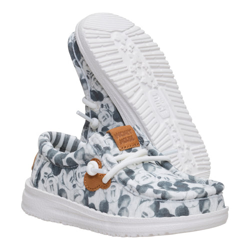 Hey Dude Disney Mickey Mouse Print Wally Toddler Grey/Multi