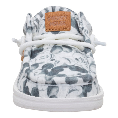 Hey Dude Disney Mickey Mouse Print Wally Toddler Grey/Multi