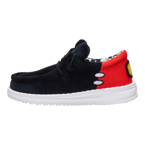 Hey Dude Disney Mickey Mouse Wally Toddler Black/Red