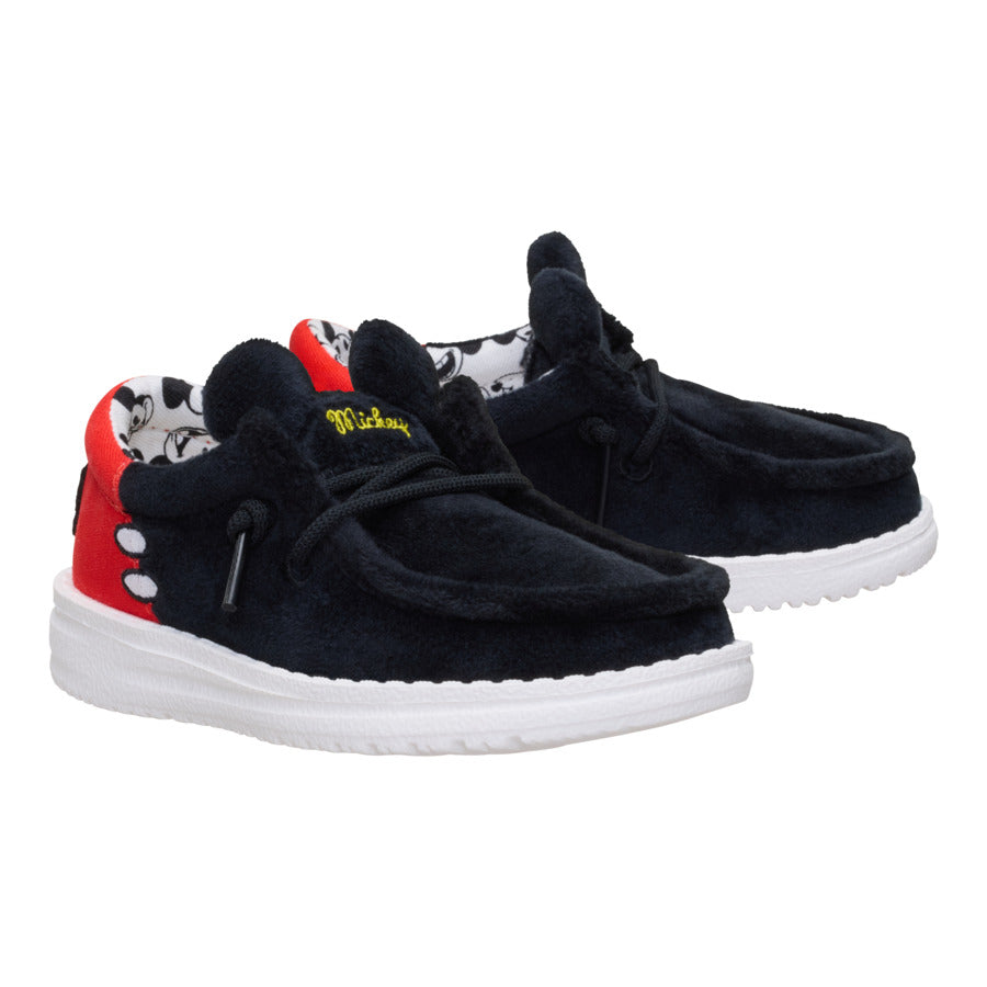 hey dude Disney Mickey Mouse Wally Toddler Black/Red