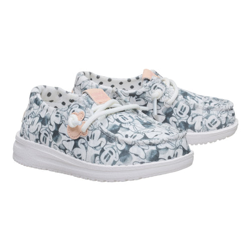 Hey Dude Disney Minnie Mouse Print Wendy Toddler Grey/Multi